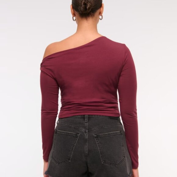 Abercrombie & Fitch Curve Love High Rise 90s Cutoff Short - Picture 4 of 9